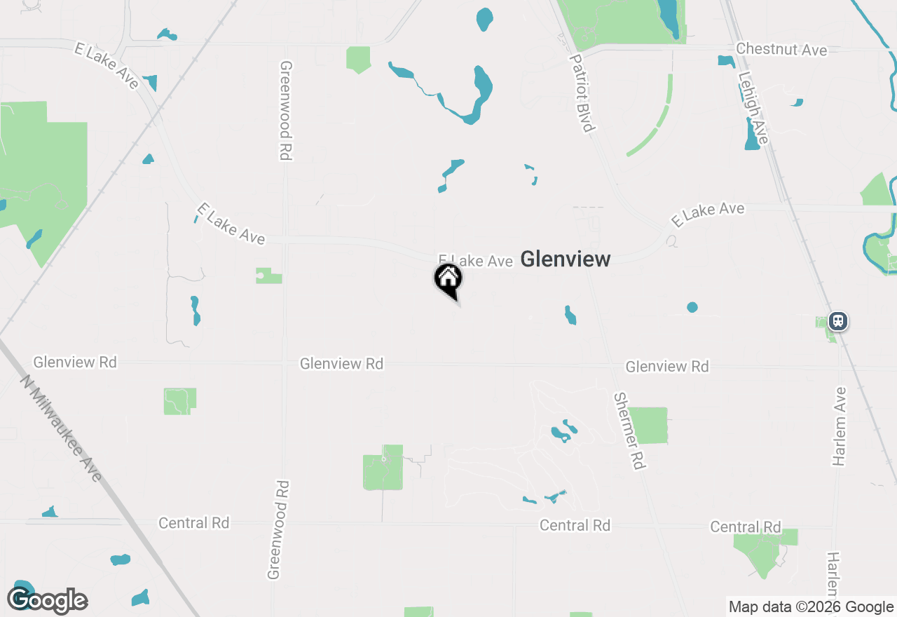 Map of 1052 Rolling Pass, Glenview, IL 60025