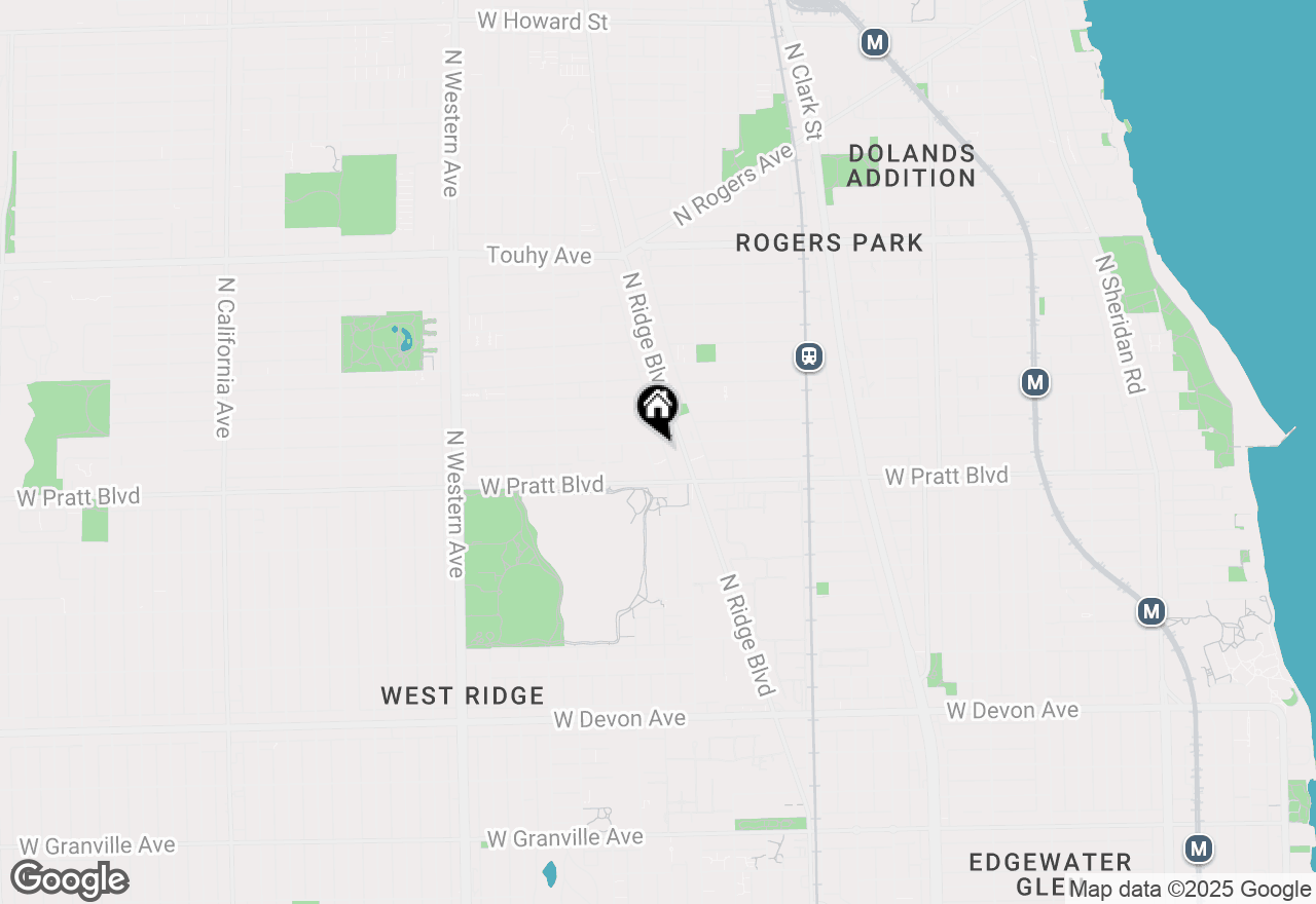 Map of 6835 N Seeley Avenue #3N, Chicago, IL 60645