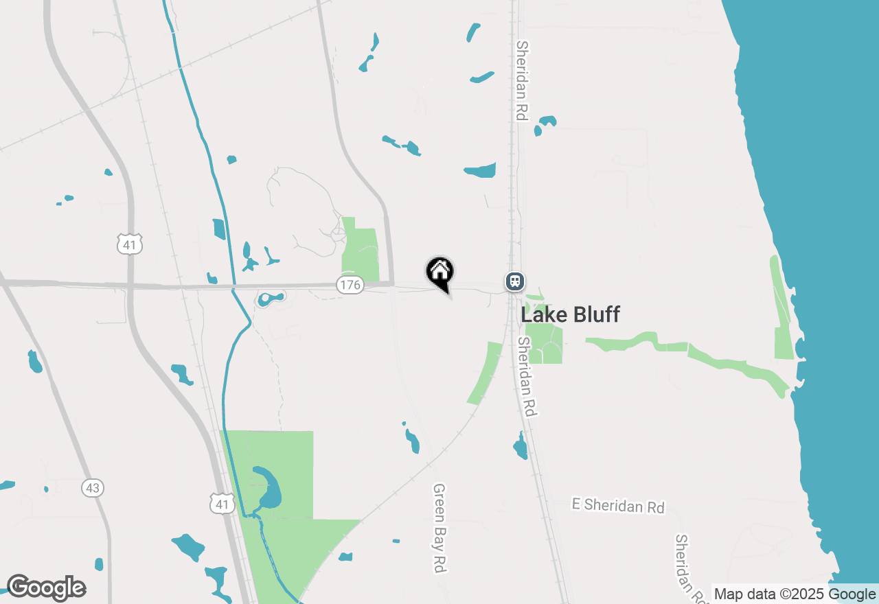 Map of 200 W Center Avenue, Lake Bluff, IL 60044