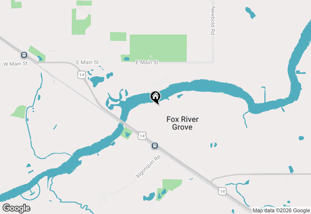 Map of 401 N River Road, Fox River Grove, IL 60021