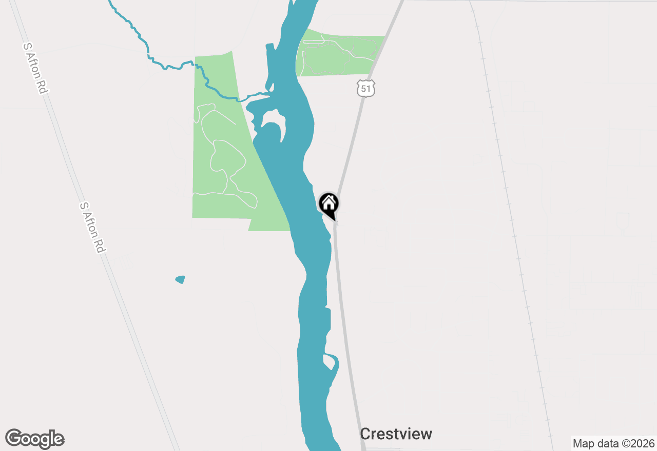 Map of 3004 Riverside Drive, Beloit, WI 53511
