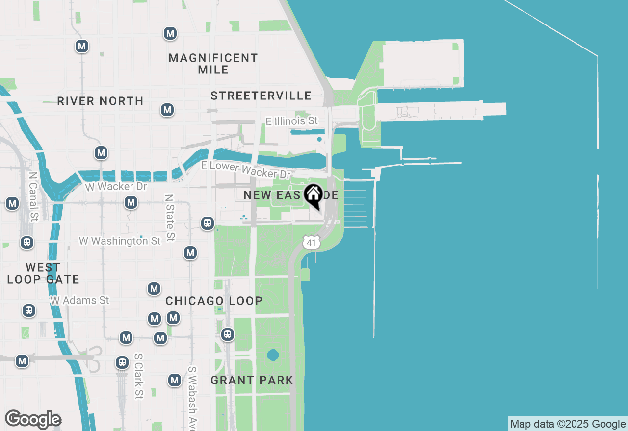 Map of 155 N Harbor Drive #1103, Chicago, IL 60601