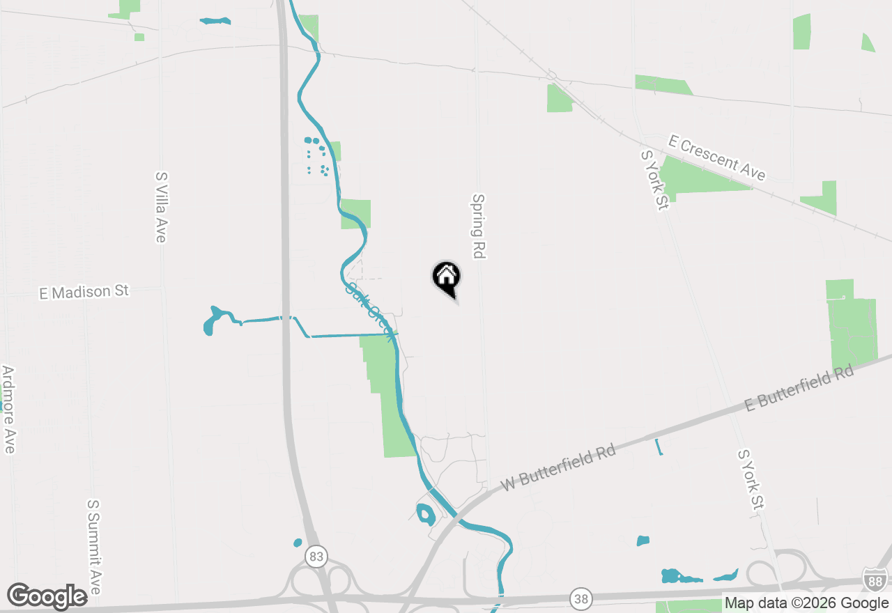 Map of 817 S Fairfield Avenue, Elmhurst, IL 60126