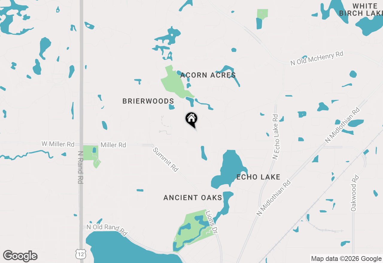 Map of (Address confidential), Lake Zurich, Illinois 60047