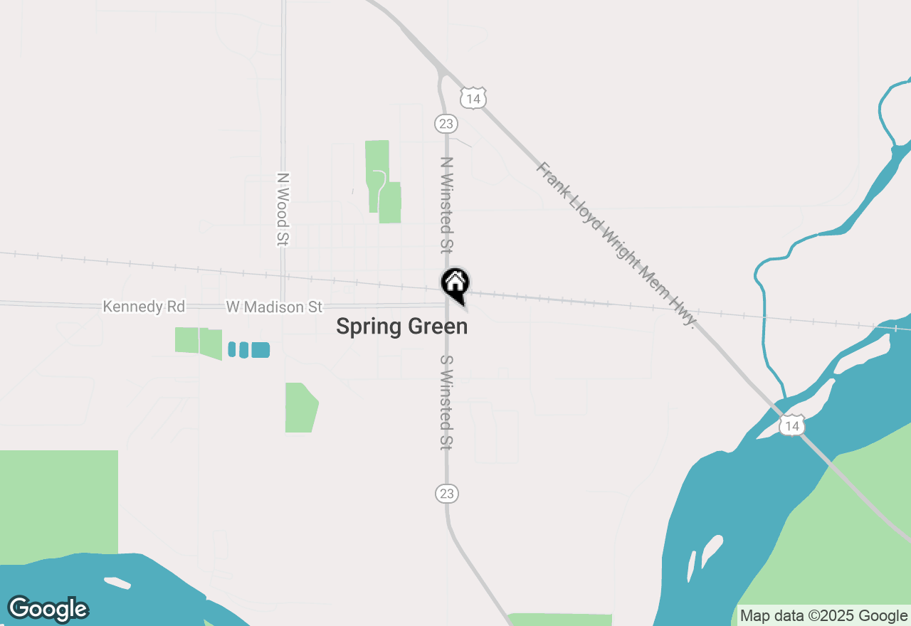 Map of 221 S Winsted Street, Spring Green, WI 53588