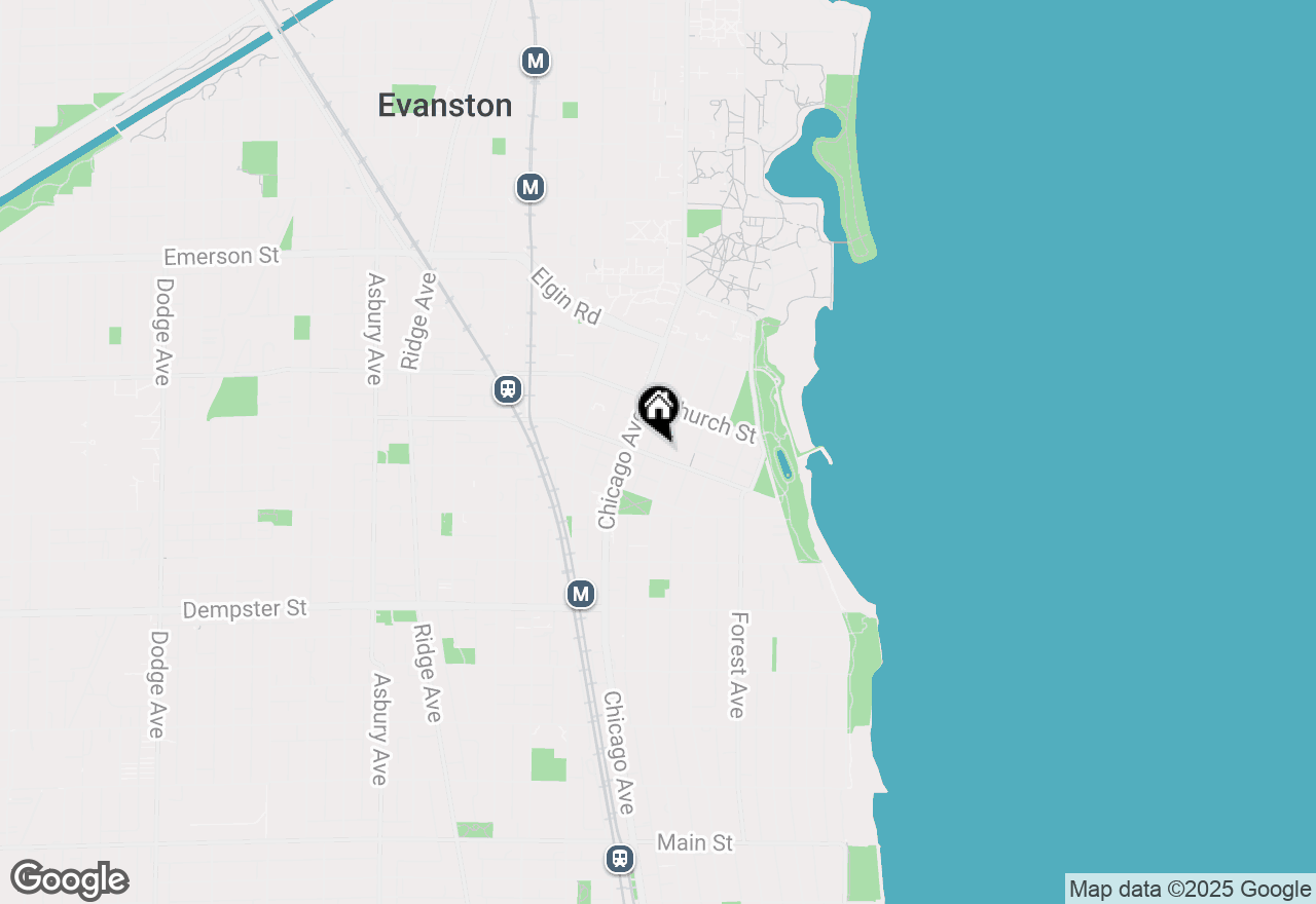 Map of 501 Davis Street, Evanston, IL 60201