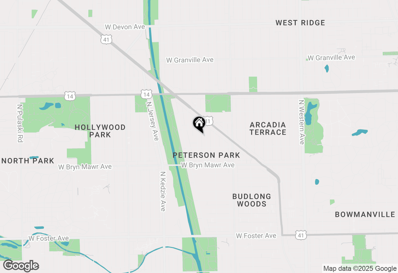 Map of 5737 N Sacramento Avenue, Chicago, IL 60659