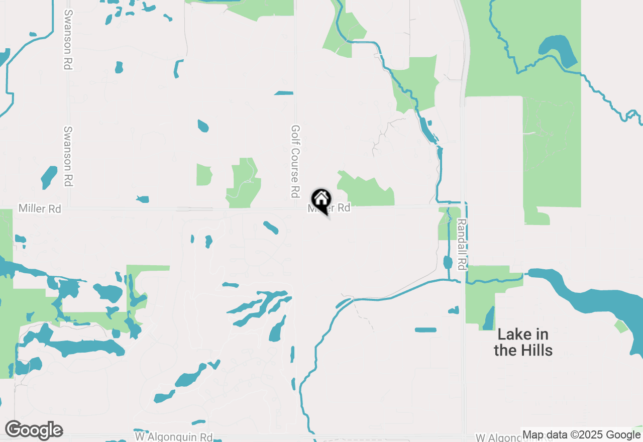 Map of 416 Prides Run, Lake In The Hills, IL 60156