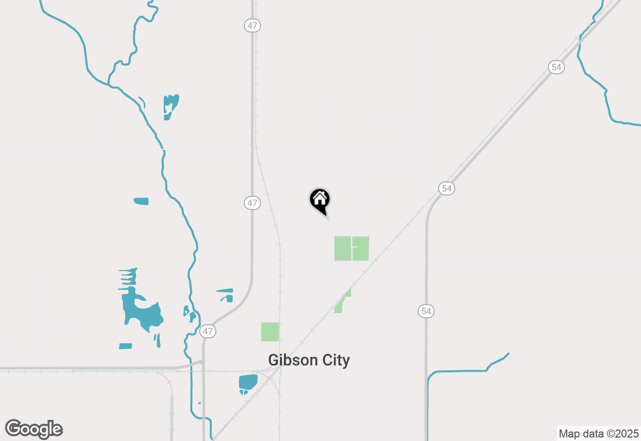 Map of 726 N Sangamon Avenue, Gibson City, IL 60936