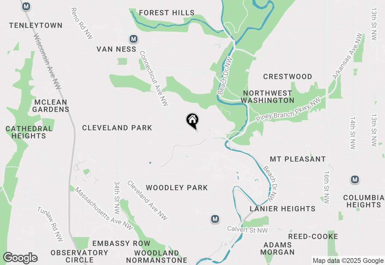 Map of 2712 Ordway Street Nw #5, Washington, DC 20008