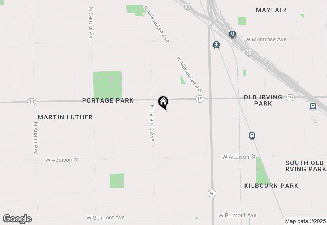 Map of 5110 W Byron Street, Chicago, IL 60641