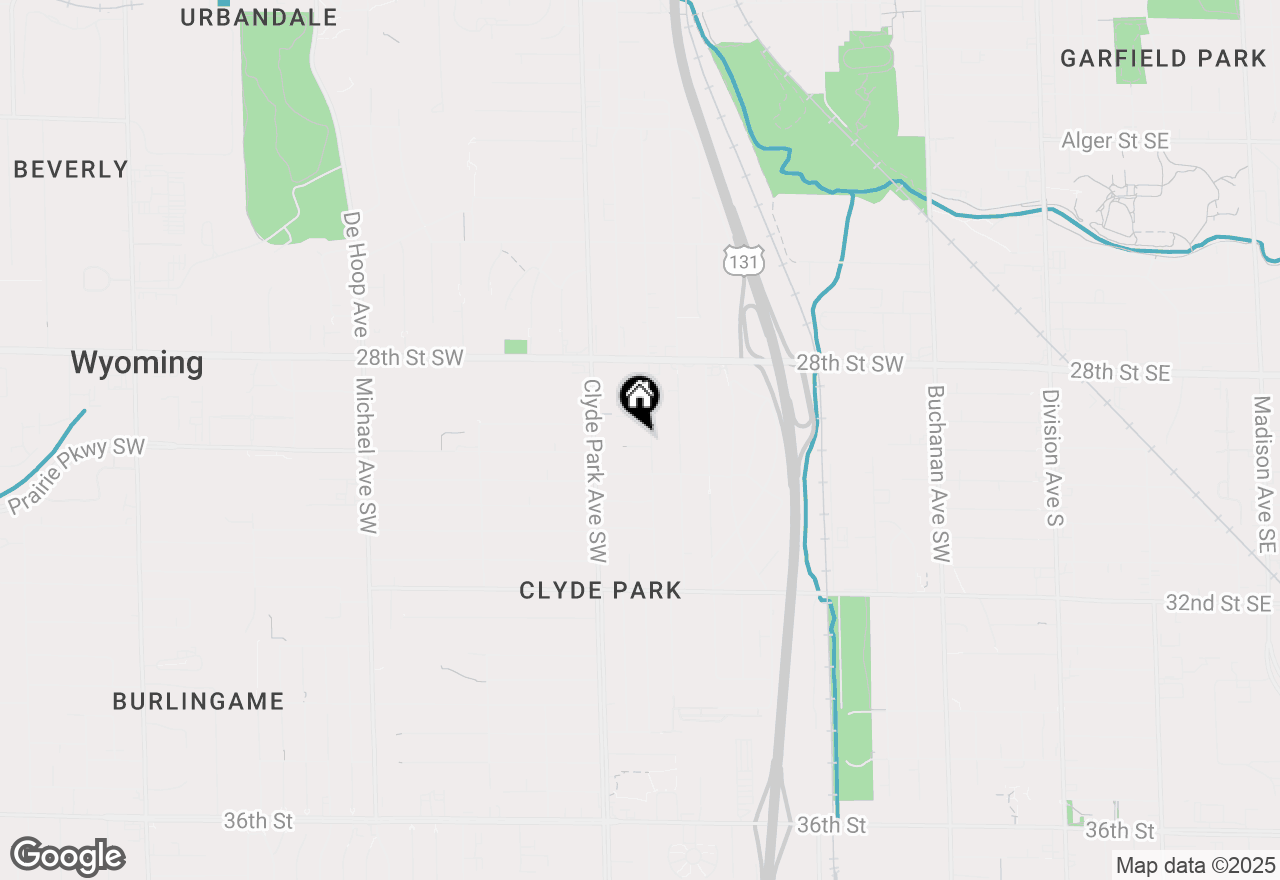 Map of 711 Colrain Street Sw, Wyoming, MI 49509