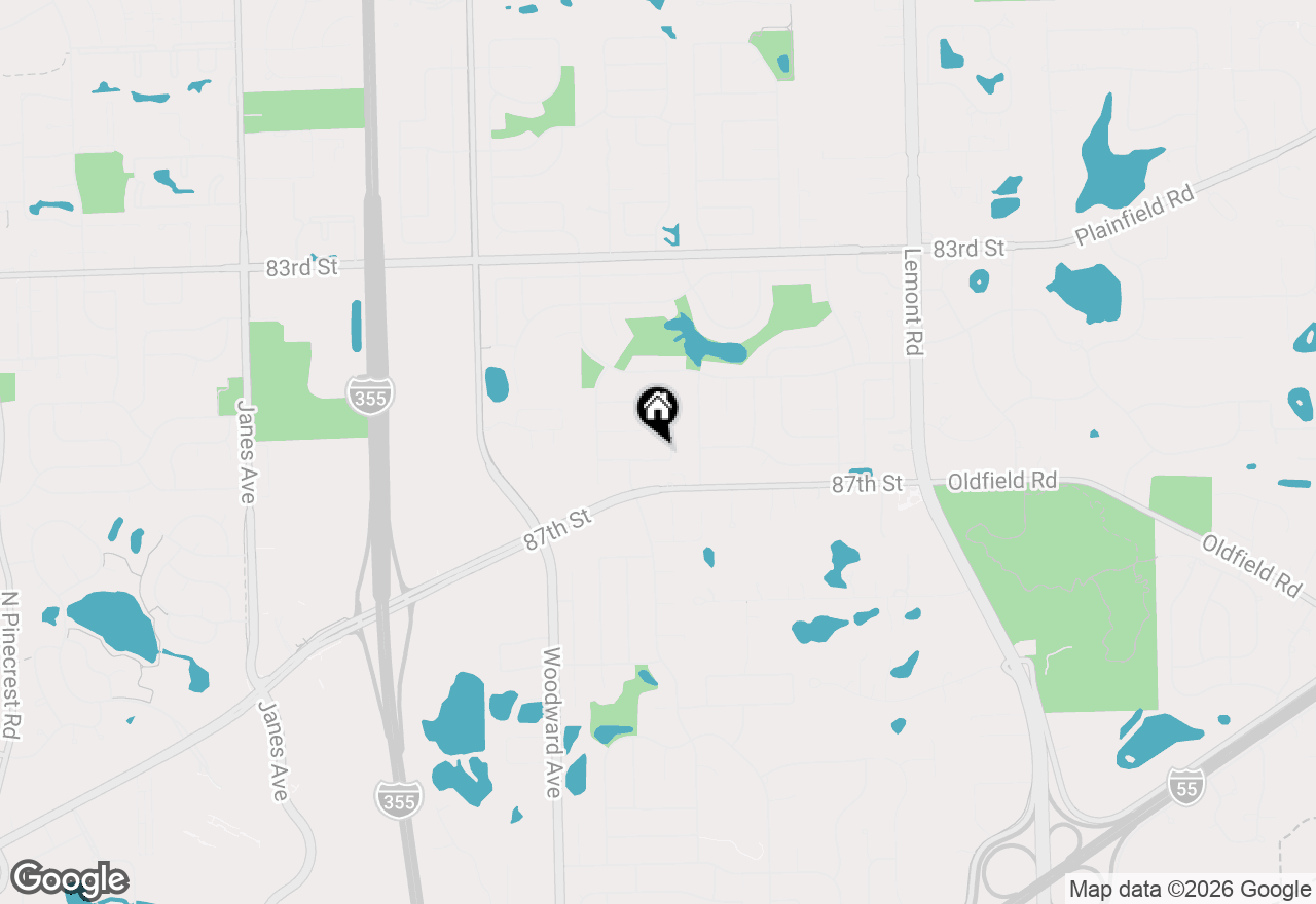 Map of 3228 Stewert Drive, Darien, IL 60561