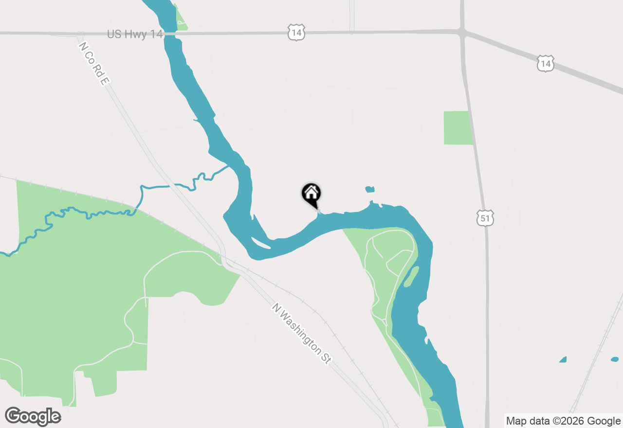 Map of 2201 W Crystal Springs Road, Janesville, WI 53545