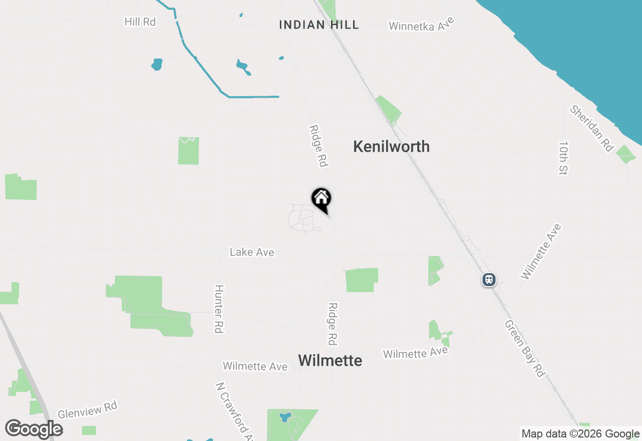 Map of 1041 Ridge Road #114, Wilmette, IL 60091