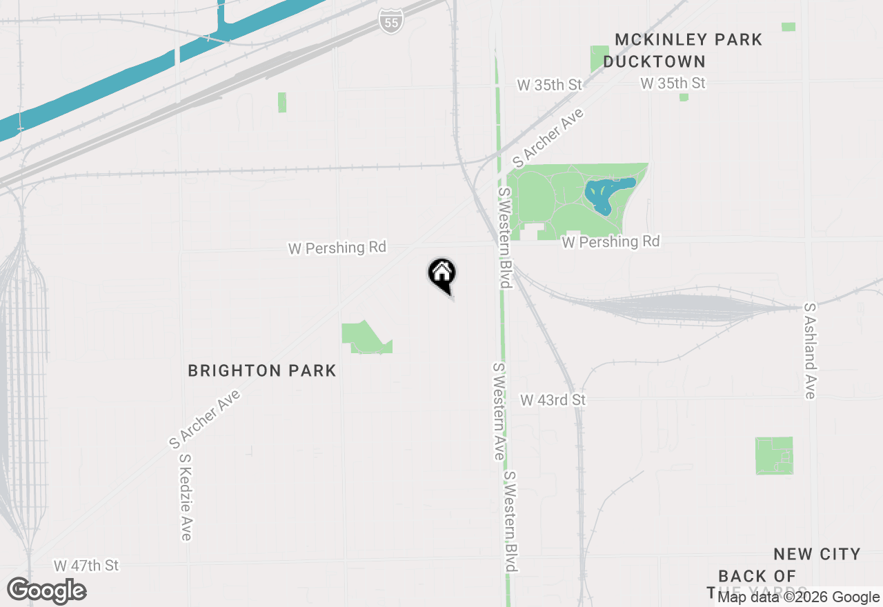 Map of 4027 S Maplewood Avenue, Chicago, IL 60632