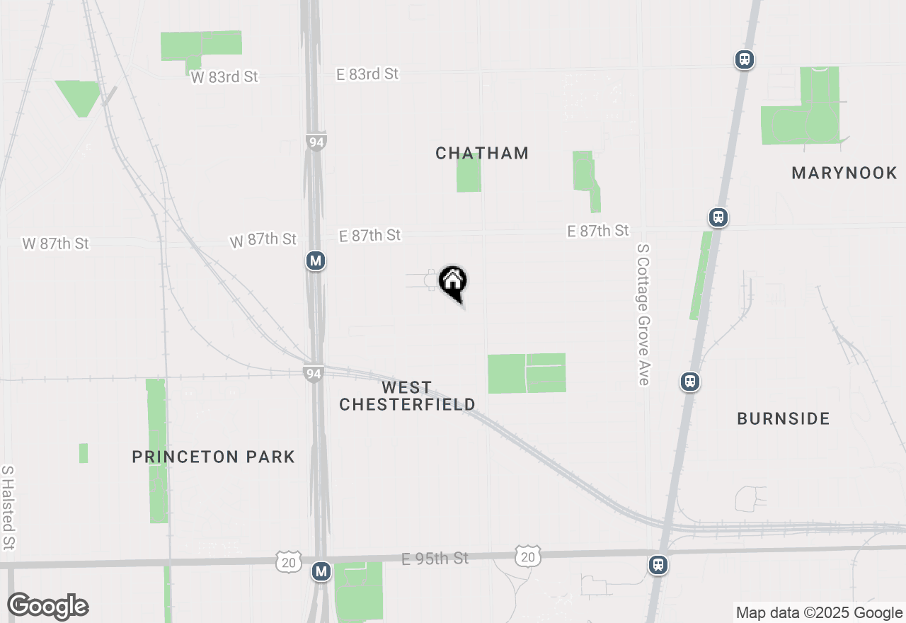 Map of 8858 S Calumet Avenue, Chicago, IL 60619