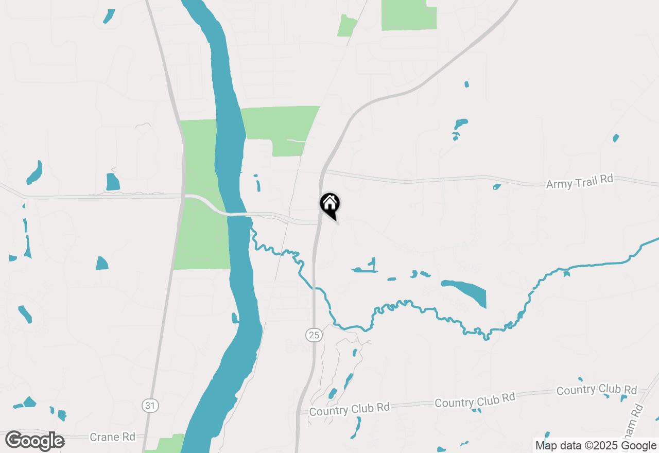 Map of 710 Fox Glen Drive, St. Charles, IL 60174