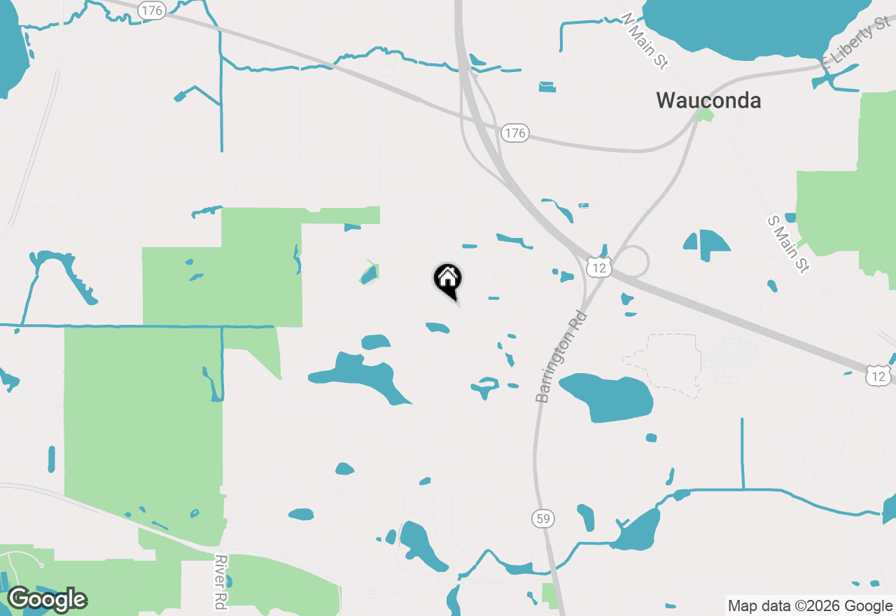 Map of 26585 N Pheasant Court, Wauconda, IL 60084