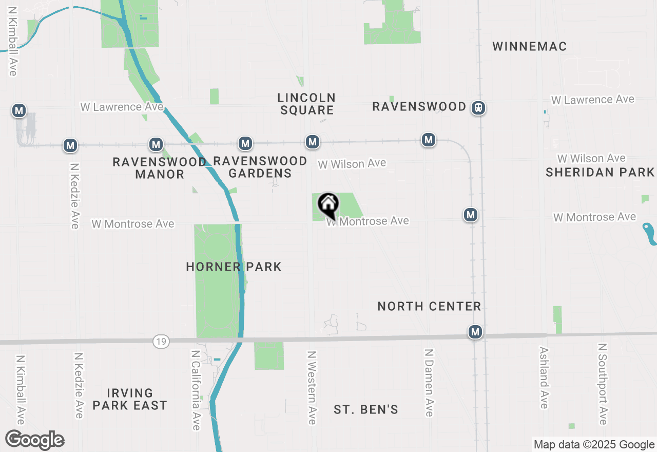 Map of 2321 W Montrose Avenue, Chicago, IL 60618