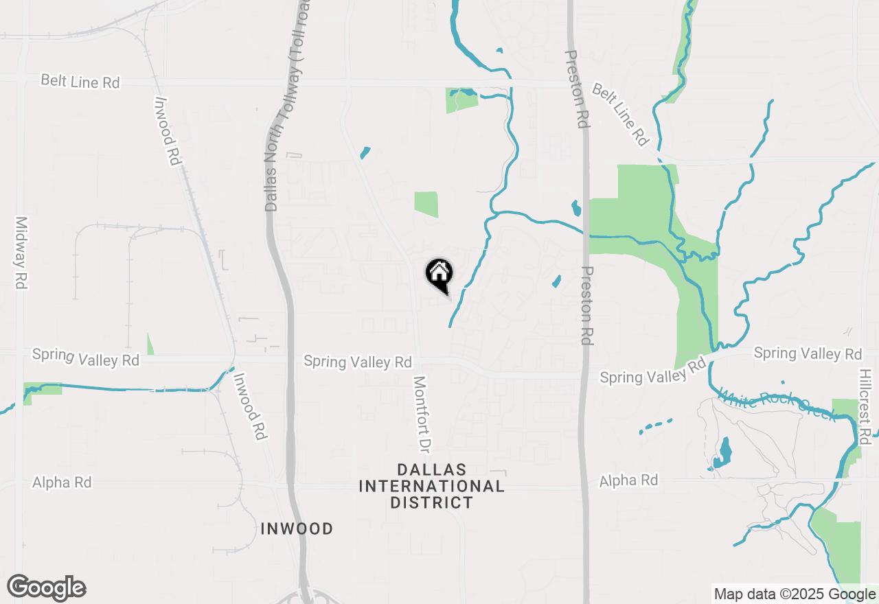 Map of 5616 Preston Oaks Road #1601, Dallas, TX 75254