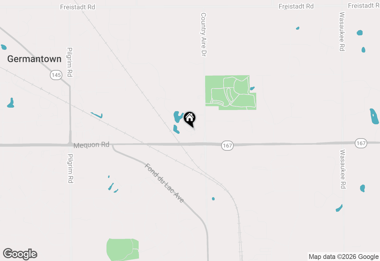 Map of W142N11265 Wrenwood Pass, Germantown, WI 53022
