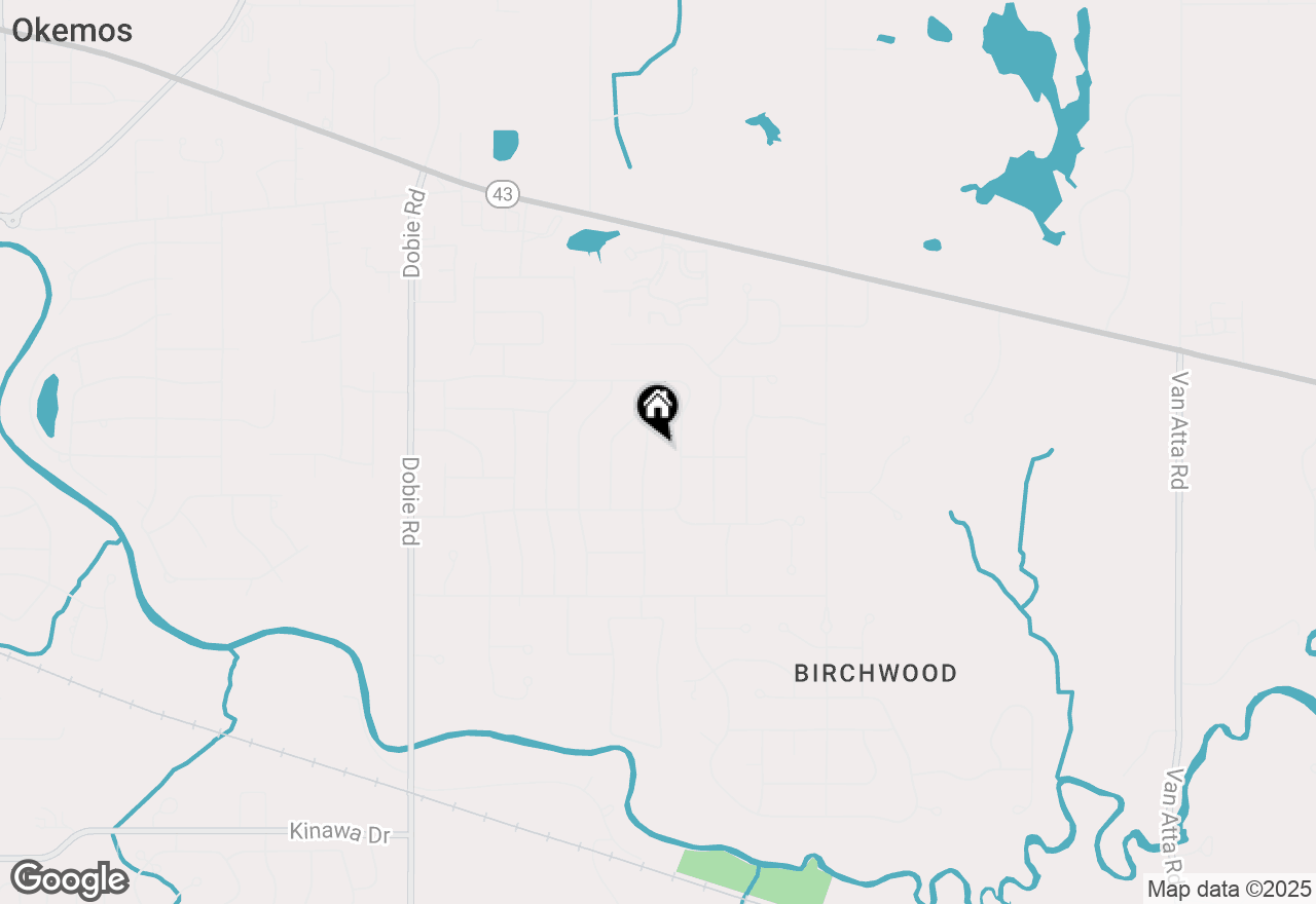 Map of 4408 Arbor Drive, Okemos, MI 48864