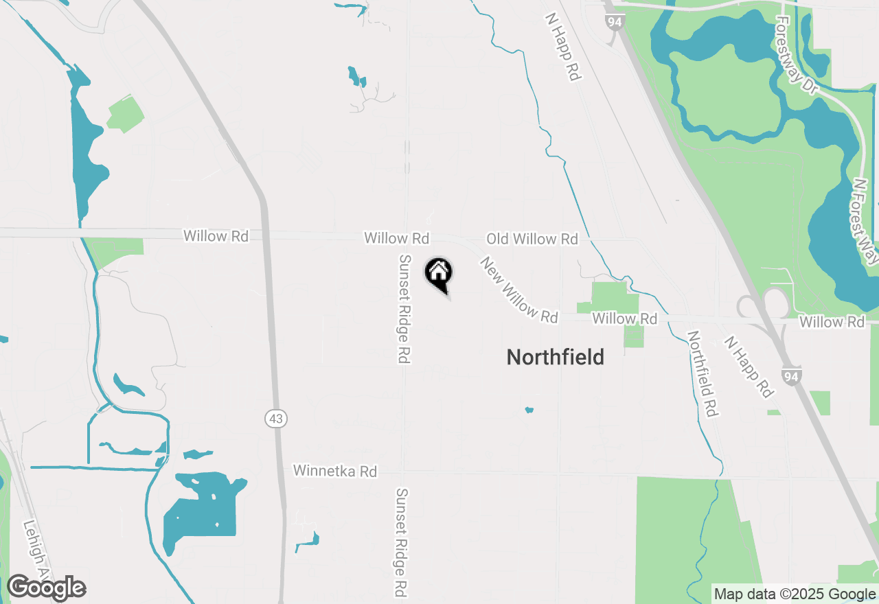 Map of 2260 Bracken Lane, Northfield, IL 60093