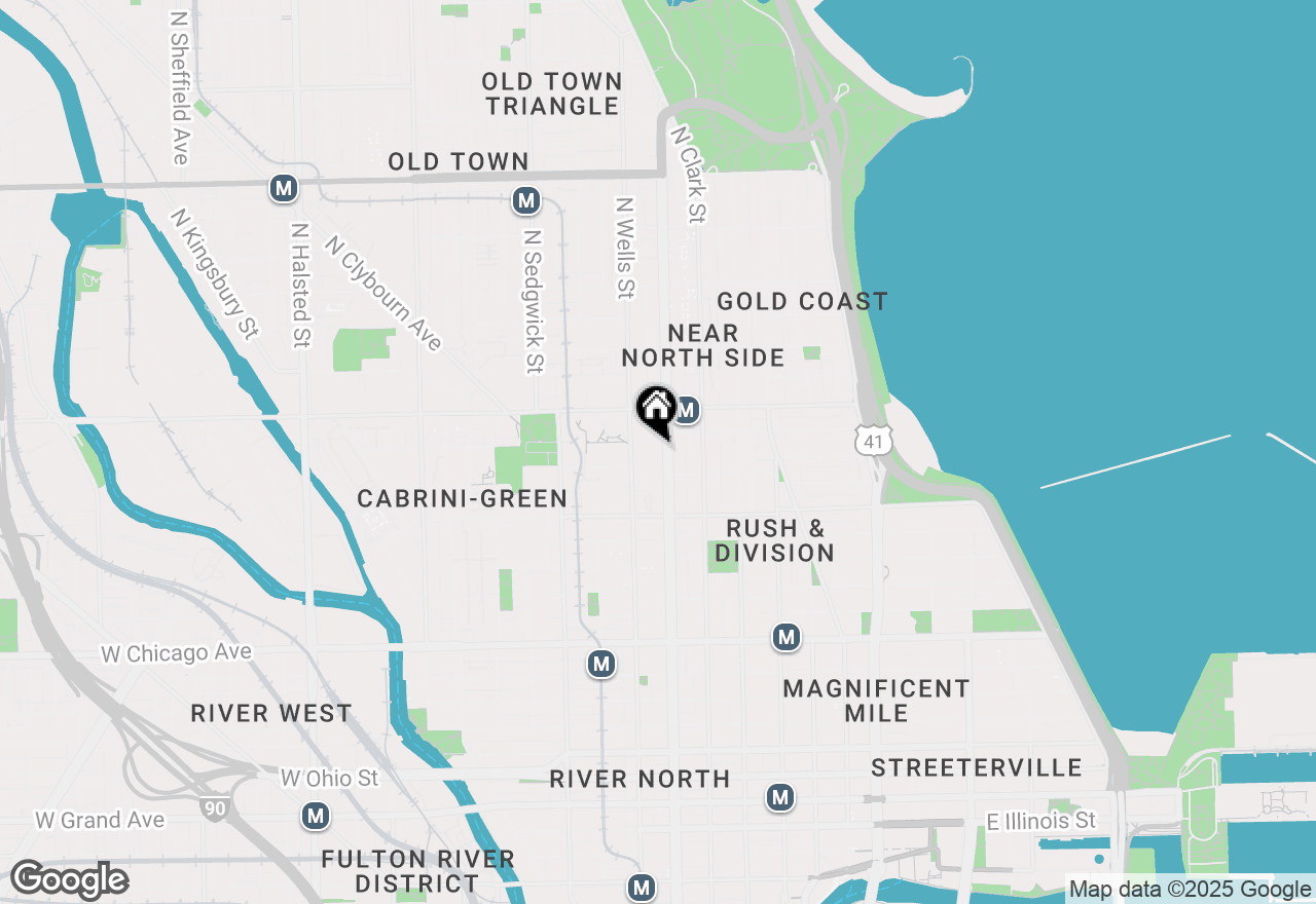 Map of 1120 N La Salle Drive #14C, Chicago, IL 60610