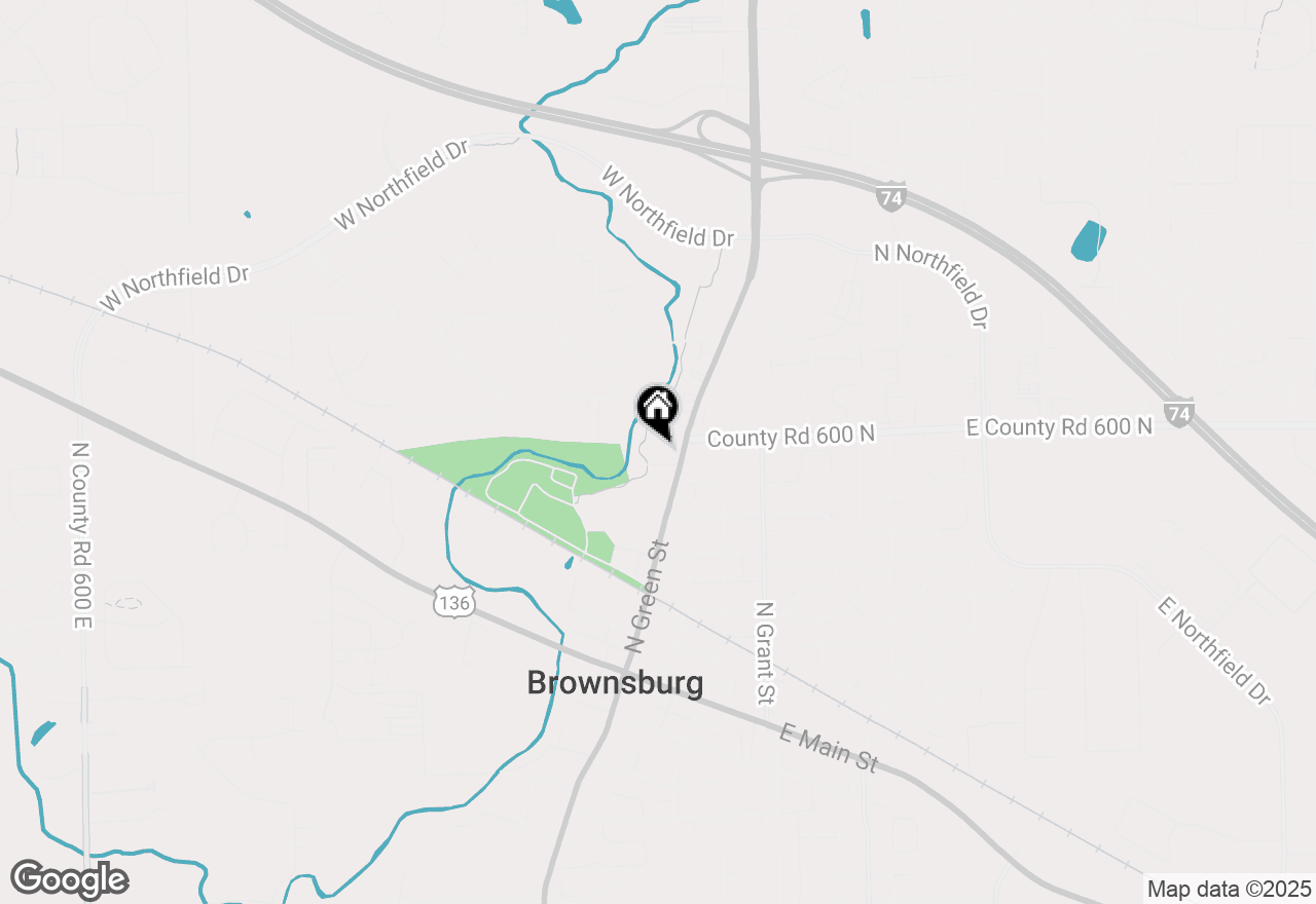 Map of 16 Twin Street, Brownsburg, IN 46112