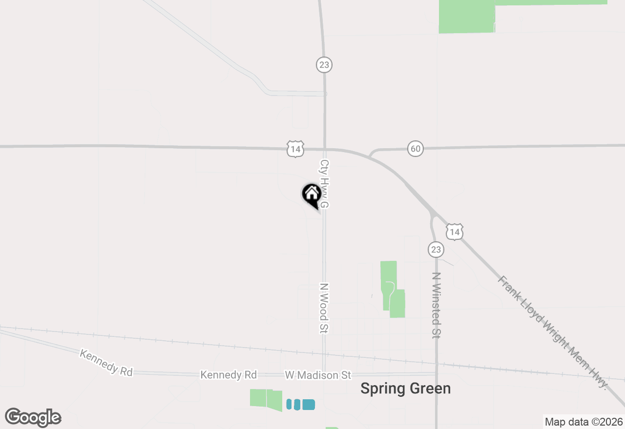 Map of 549 Tamarack Rd Road, Spring Green, WI 53588