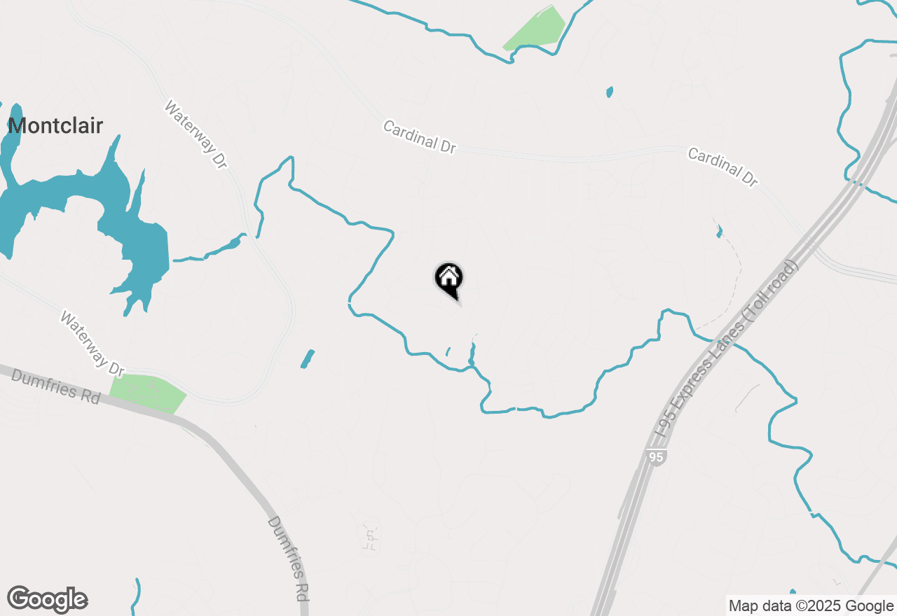 Map of 3796 Benson Court, Dumfries, VA 22025