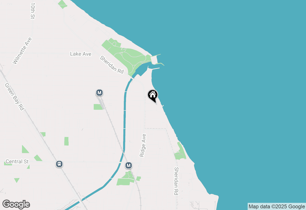 Map of 17 Canterbury Court, Wilmette, IL 60091