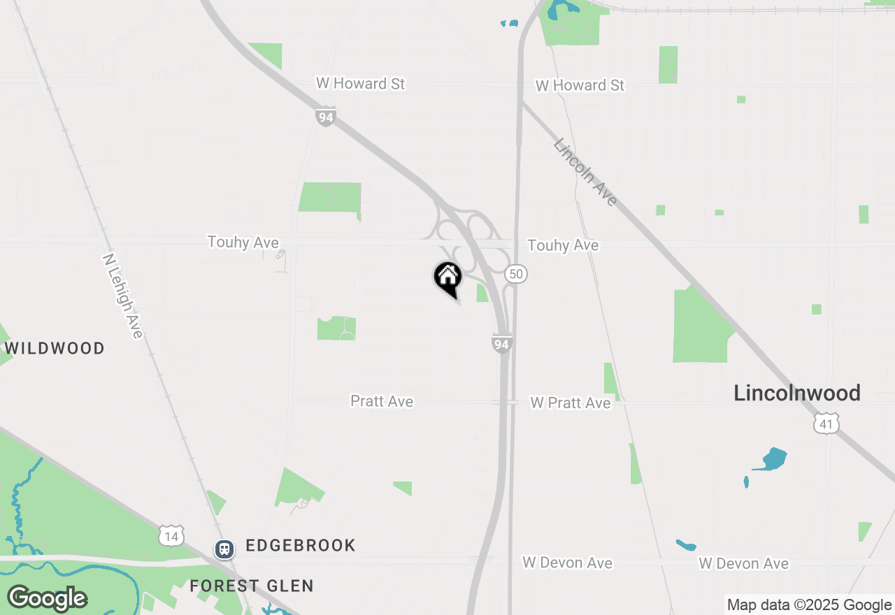 Map of 4943 Fairview Lane, Skokie, IL 60077