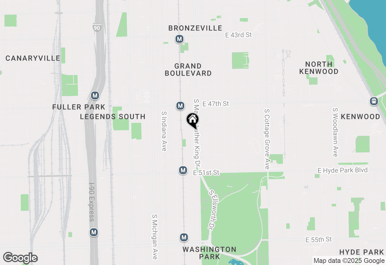 Map of 4834 S King Drive #3N, Chicago, IL 60615