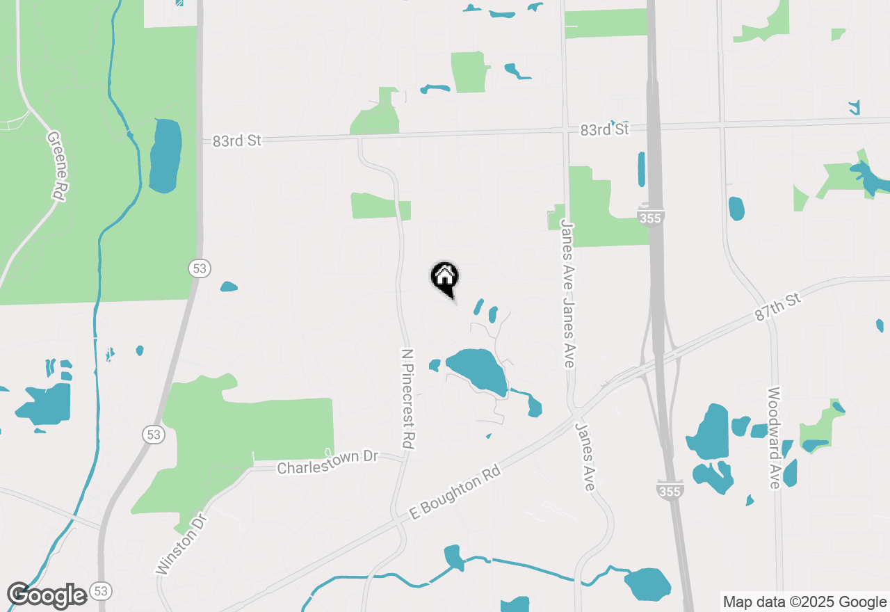 Map of 742 Feather Sound Drive, Bolingbrook, IL 60440