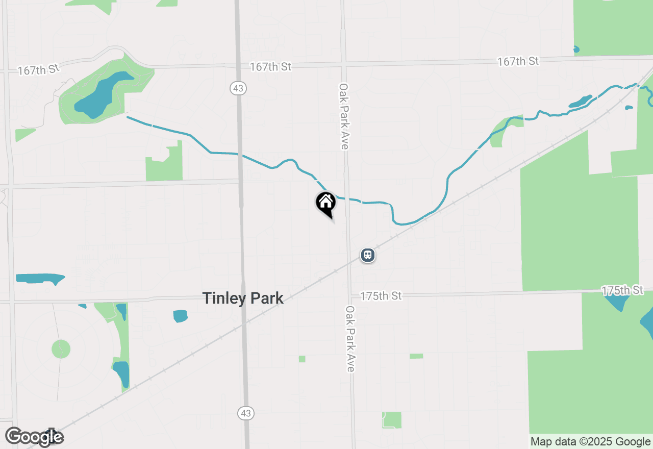 Map of 17240 68th Court, Tinley Park, IL 60477