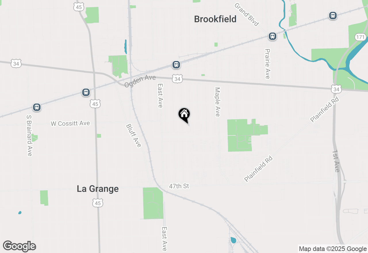 Map of 4320 Deyo Avenue, Brookfield, IL 60513