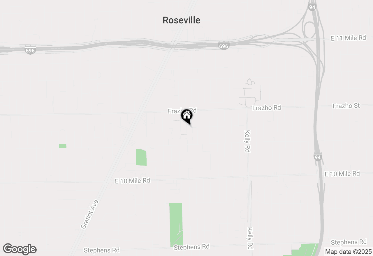 Map of 25711 Salem, Roseville, MI 48066