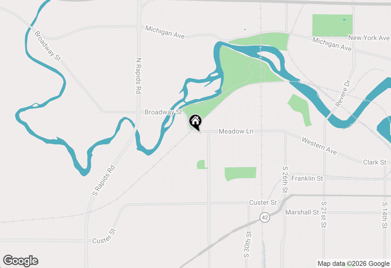 Map of 3609 Meadow Ln, Manitowoc, WI 54220