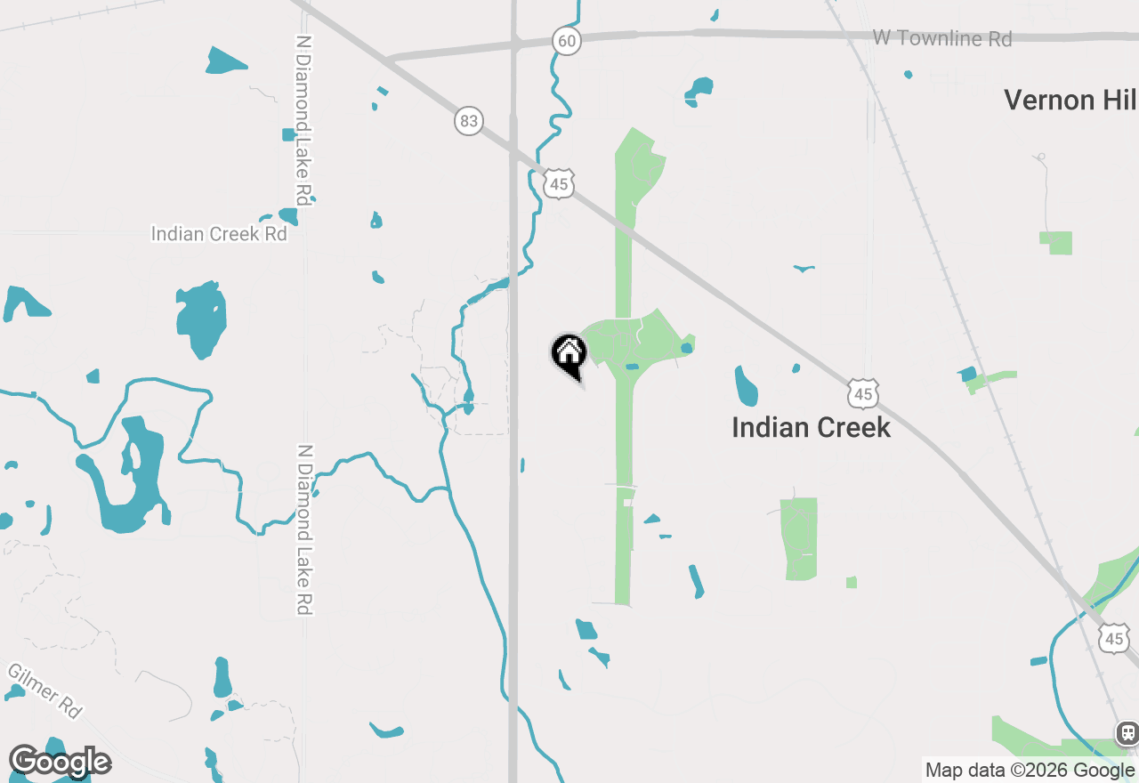 Map of 88 Jansen Lane, Vernon Hills, IL 60061