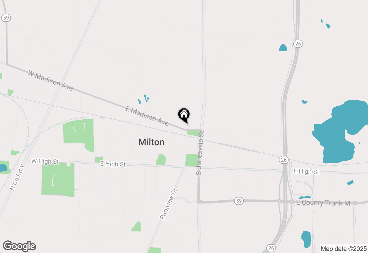 Map of 602 E Madison Avenue #43, Milton, WI 53563