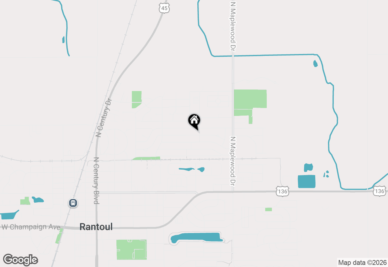 Map of 1081 Eastview Drive, Rantoul, IL 61866