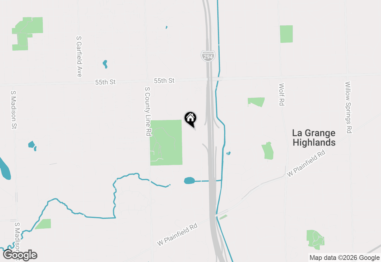 Map of 700 South Drive, Burr Ridge, IL 60527