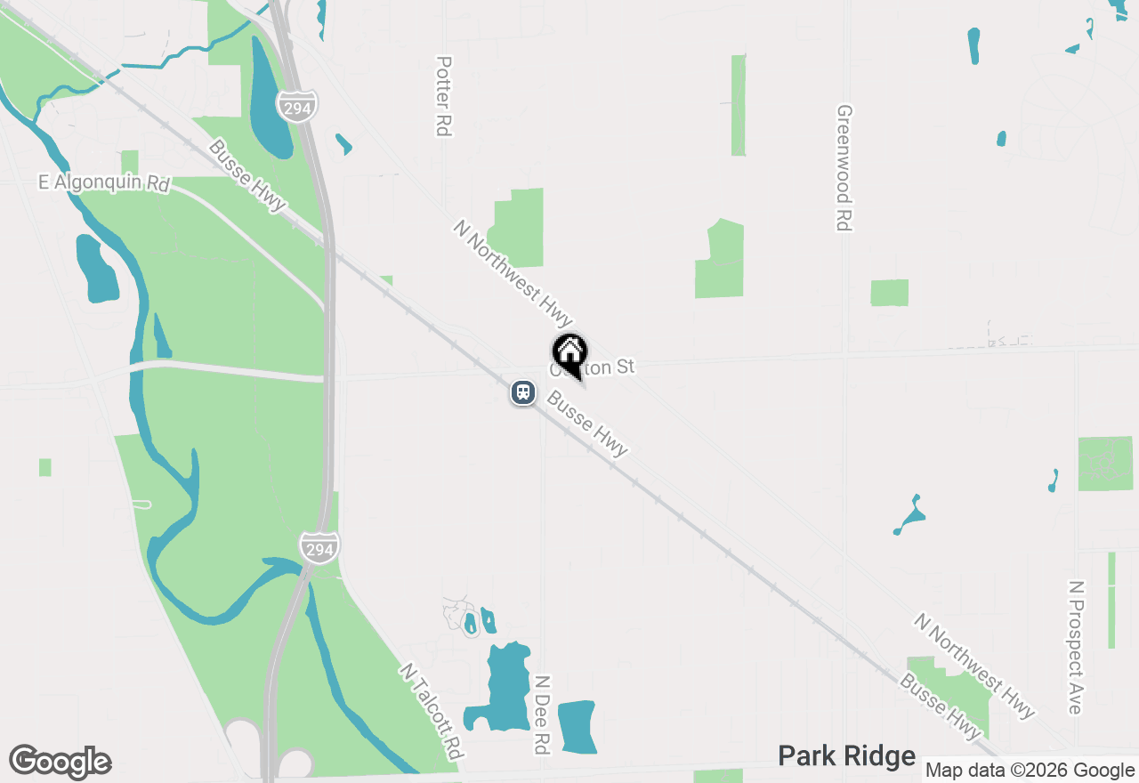 Map of 2150 Bouterse Street #205, Park Ridge, IL 60068