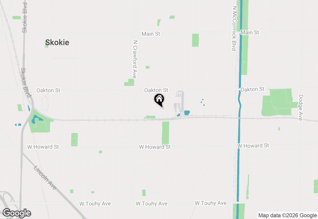Map of 3812 W Hull Street, Skokie, IL 60076