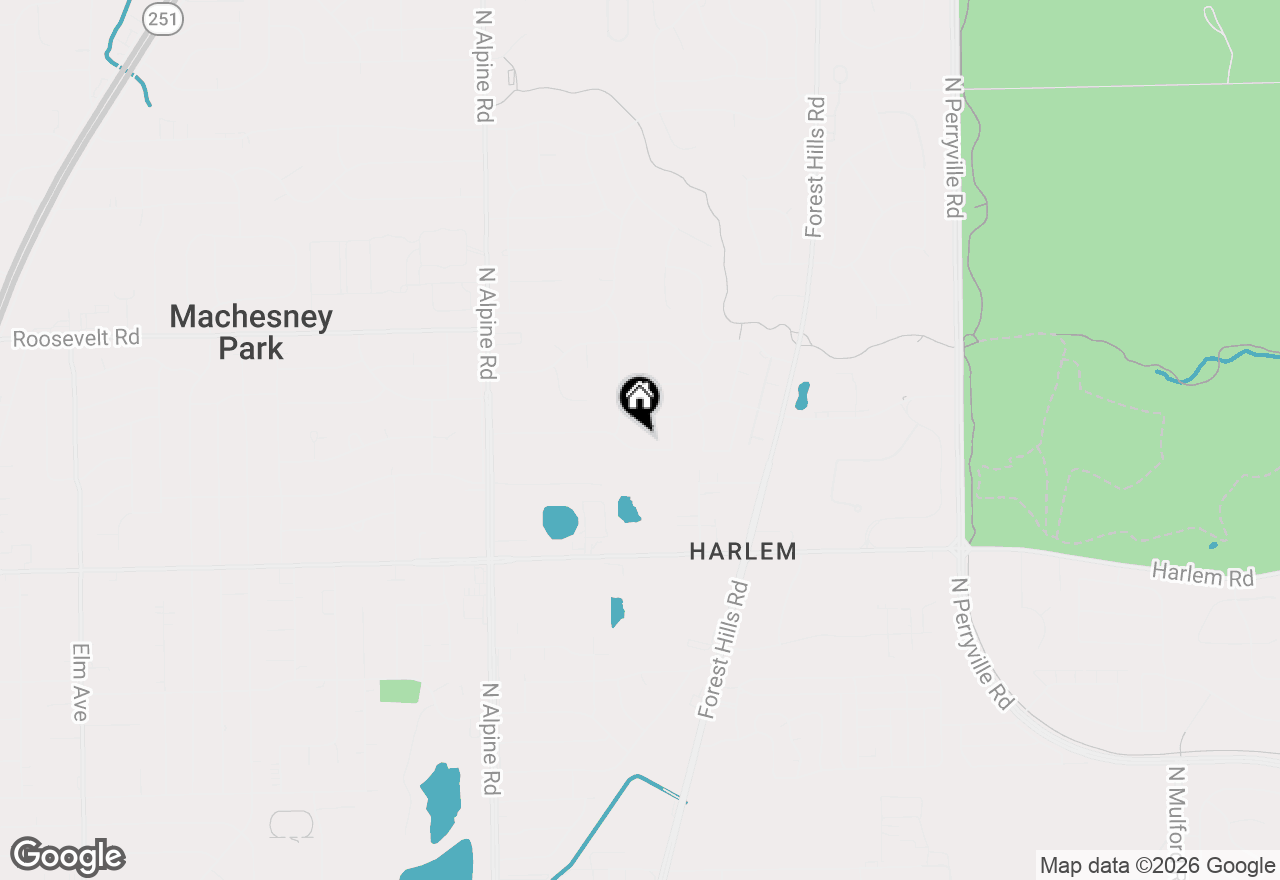 Map of 4812 Pine-al Drive, Machesney Park, IL 61115