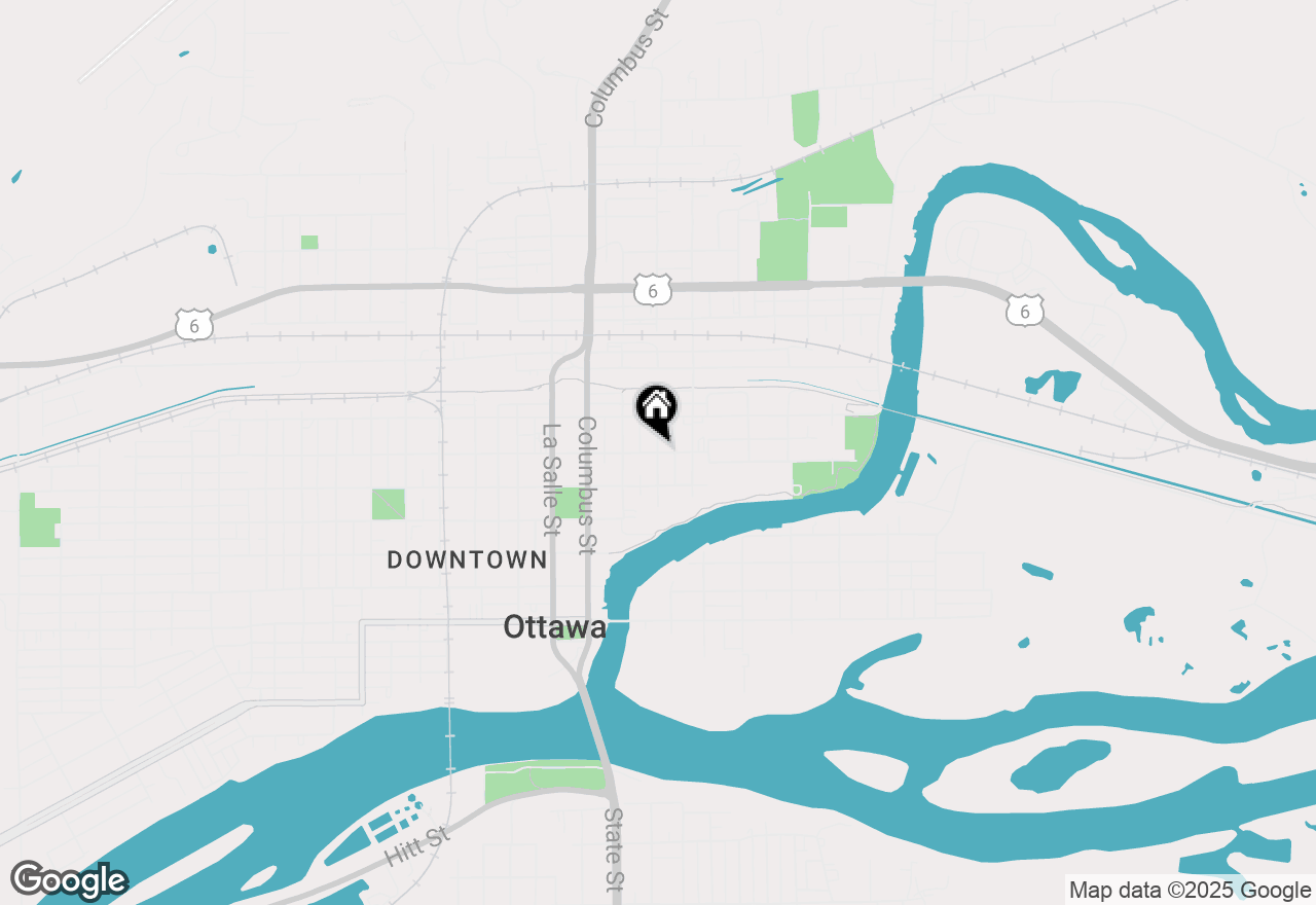 Map of 1103 Post Street #1, Ottawa, IL 61350