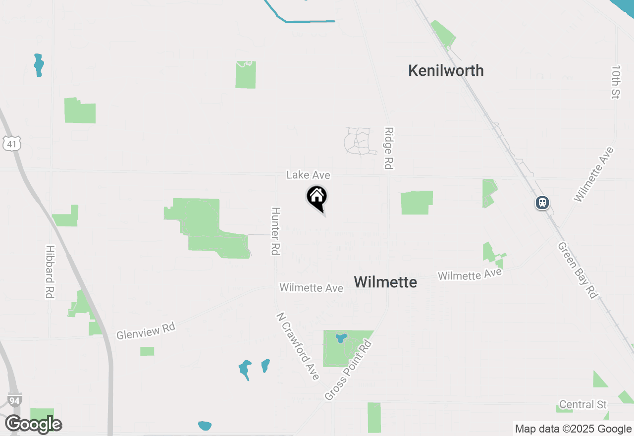 Map of 2127 Birchwood Avenue, Wilmette, IL 60091