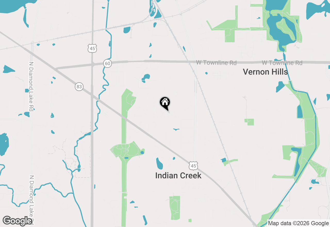 Map of 1304 Orleans Drive #1304, Mundelein, IL 60060